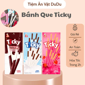 Bánh Que Ticky Thái Lan, Bánh Que Phủ Kem Socola Giòn Ngon