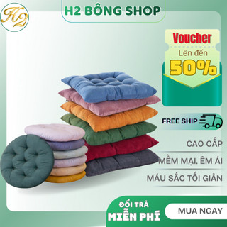 Miếng Lót Ngồi Bông Êm Ái, Đệm Ngồi Vuông Tròn