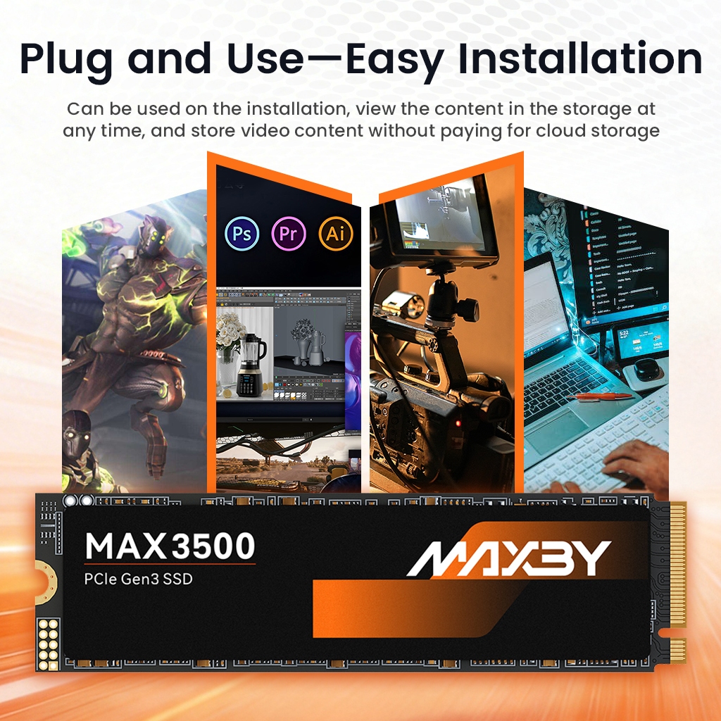MAXBY MX3500pro M.2 NVMe SSD 512gb 1TB PCIe 3.0x4 Ổ cứng thể rắn bên trong cho máy tính xách tay PC | BigBuy360 - bigbuy360.vn
