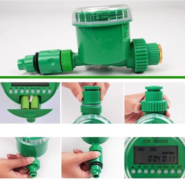 Van đồng hồ cài pin khóa nước tự động dụng cụ tưới cây phun sương thông ninh-Phiên bản mới nhất