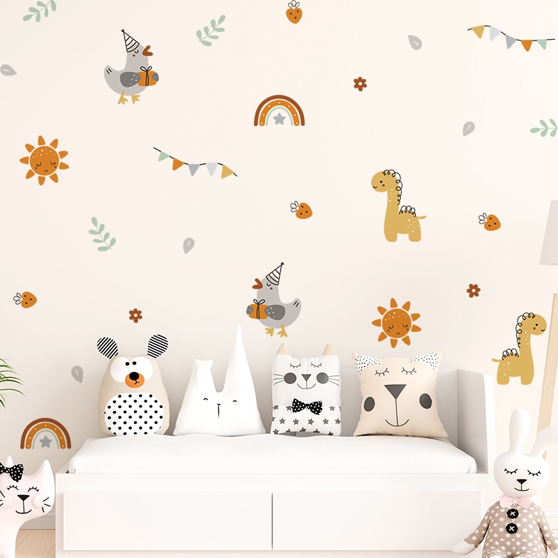 Sticker Decal Dán Tường Mẫu Động Vật 8 Có Keo Sẵn - Trang Trí Cửa Kính - Decor Quán Cafe - Phòng Ngủ