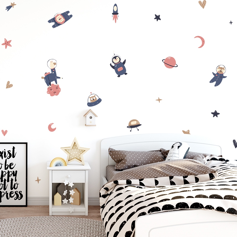 Sticker Decal Dán Tường Mẫu Động Vật 10 Có Keo Sẵn - Trang Trí Cửa Kính - Decor Phòng Ngủ