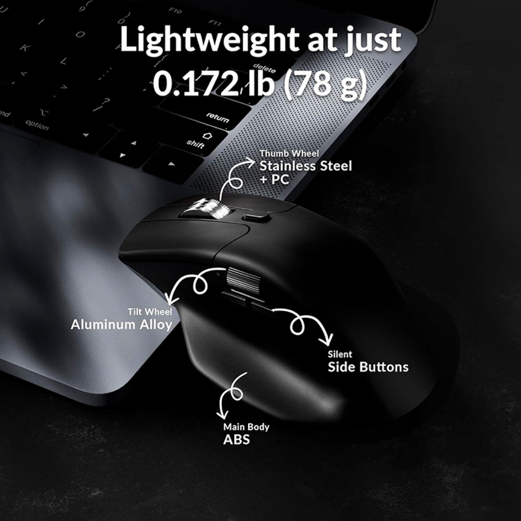 Chuột Keychron M6 Wireless All Silent (Pixart 3395) /Silent (PixArt 3311) - Kết nối 3 Mode, Pin 180H, Bảo hành 12 Tháng | BigBuy360 - bigbuy360.vn