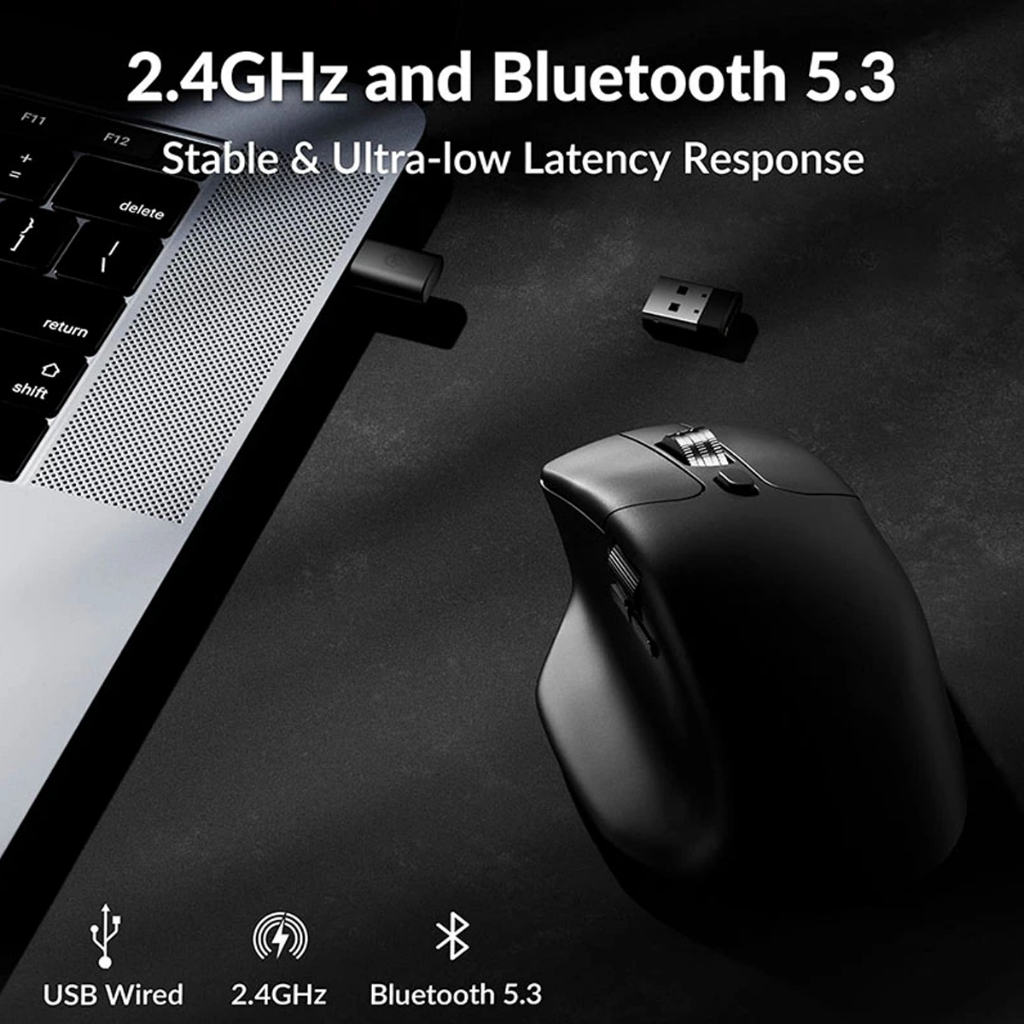 Chuột Keychron M6 Wireless All Silent (Pixart 3395) /Silent (PixArt 3311) - Kết nối 3 Mode, Pin 180H, Bảo hành 12 Tháng | BigBuy360 - bigbuy360.vn