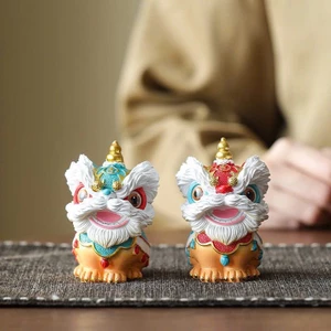 Tượng Lân Phong Thủy, Tài Tộc, May Mắn... Xanh và Đỏ