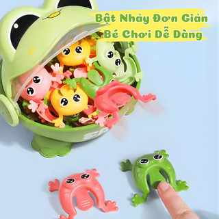 Đồ Chơi Ếch Nhảy Vui Nhộn - Đồ Chơi Giải Trí Gắn Kết Gia Đình Với 15 Ếch Con Nhiều Màu Sắc Cho Bé Vui Chơi