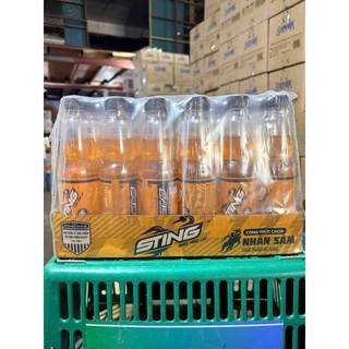 Thùng 24 Chai Nước Sting Nhân Sâm Vàng 330ml