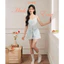Bộ Mặc Nhà Sora Loire FDMN260360 Dáng Hai Dây Chất Thô Hàn Quốc