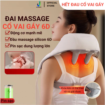 Đai Massage Cổ Vai Gáy P11 Cao Cấp, Máy Mát Xa Cổ Vai Gáy, Máy Xoa Bóp Cổ Vai Gáy Giảm Nhức Mỏi Công Nghệ Bấm Huyệt