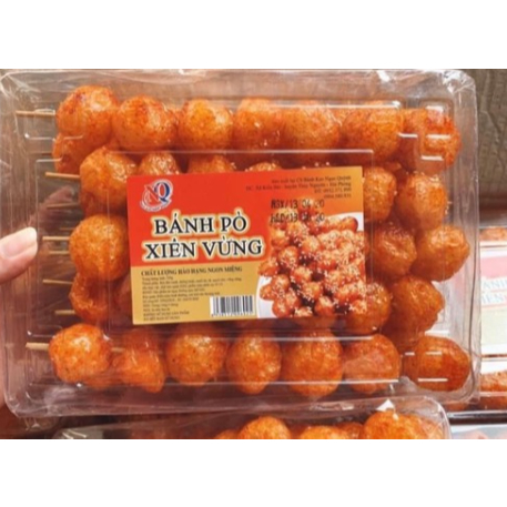 Bánh Pò Xiên Vừng, Bánh Pò Thanh Hồ Lô Thơm Ngon Giòn Cay - Đồ Ăn Vặt