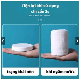 KHĂN TẮM VIÊN NÉN COTTON DÙNG MỘT LẦN LOẠI 1, KHĂN NÉN DU LỊCH TIỆN LỢI MỀM MẠI VỆ SINH CÁ NHÂN