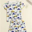 Bộ Cộc Cotton Bé Trai In Hình Ô Tô - Chất Mềm, Mát, Bé Thoải Mái Vận Động Cả Ngày