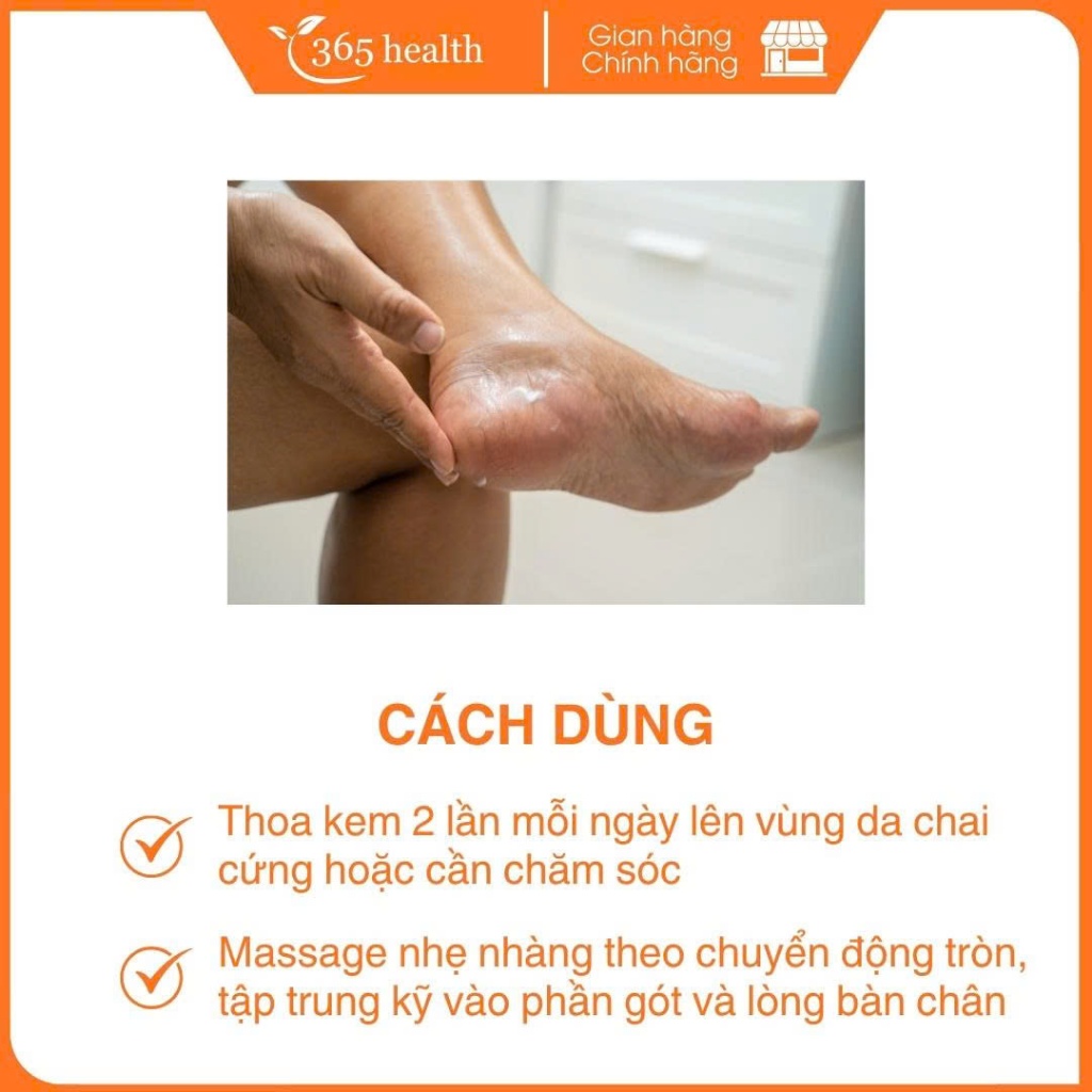 Babaria - For Hard Skin Foot cream Kem giảm nứt gót chân 50ml