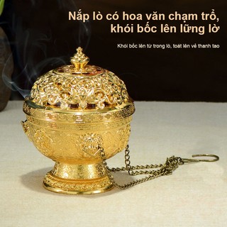 Lư Xông Treo Hợp Kim - Pháp Khí Mật Tông, Phật Giáo Tây Tạng, Đốt Bột Hương