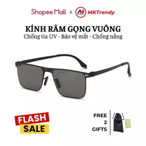 Kính râm gọng vuông nam chống chói nắng chống tia UV thời trang M6