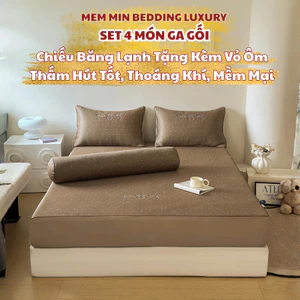 -Chiếu điều hòa băng lạnh đệm chân cao 25cm MemMinbedding Luxury cao cấp thế hệ mới cool latex mềm mát thoáng khí