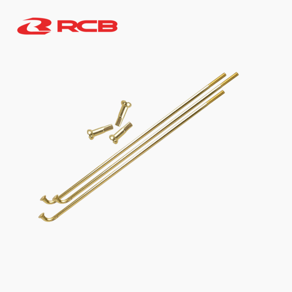 Set 36c Căm Đùm RCB Chrome Spoke size 149mm/157mm/184mm