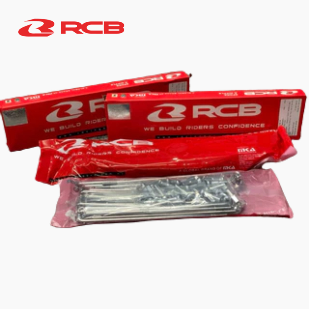 Set 36c Căm Đùm RCB Chrome Spoke size 149mm/157mm/184mm