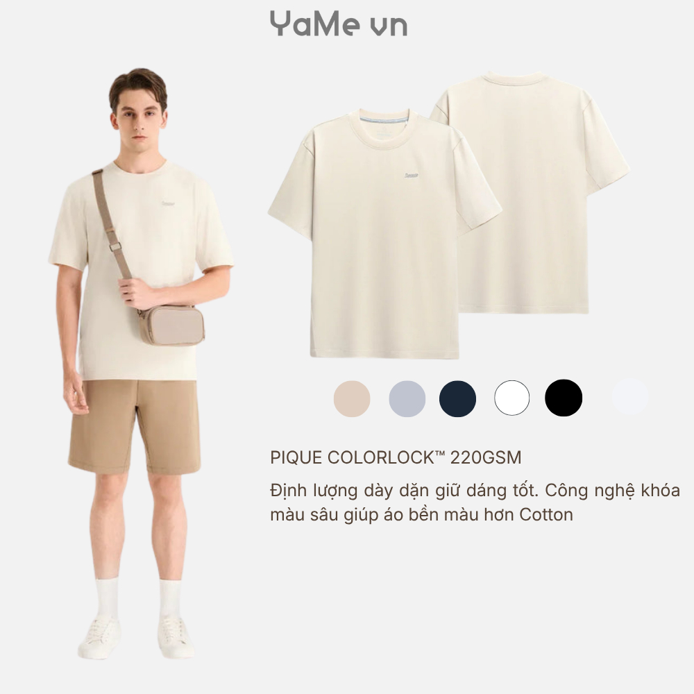 Áo Thun Nam Cotton Supima CloudTouch™ Cao Cấp Mềm Mại The Minimalist 014 Dáng Vừa Vặn F3 24688 |YaMe| | BigBuy360 - bigbuy360.vn