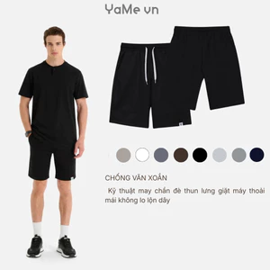 Quần Đùi Thun Nam Giải Nhiệt Tức Thì IceVibes™ Thoát Mồ Hôi Nhanh The Minimalist 020 Dáng Ôm Vừa F2 22617 |YaMe|