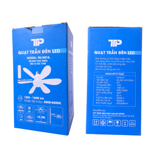 Quạt Trần Đèn LED TPE, tích hợp đèn LED và quạt đa năng, tiết kiệm không gian FB/6016