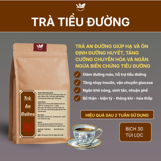 Trà Thảo Mộc An Đường - Giải Pháp Hỗ Trợ Cân Bằng Chỉ Số Cơ Thể Tự Nhiên Lụcbìnhorganic - Bịch 30 Túi Lọc