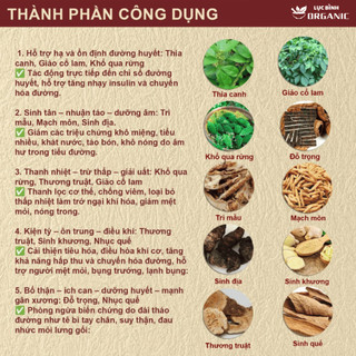 Trà Thảo Mộc An Đường - Giải Pháp Hỗ Trợ Cân Bằng Chỉ Số Cơ Thể Tự Nhiên Lụcbìnhorganic - Bịch 30 Túi Lọc