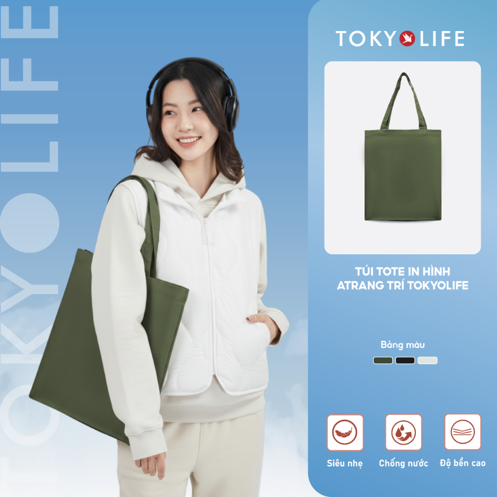 Túi tote in hình trang trí TOKYOLIFE 40005128