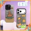 Ốp Lưng iPhone IMD capy bara say HAPPY , Chống Sốc, Bảo Vệ Camera dành cho iP 7/8/X/XSMAX/11/12/13/14/15/16/17/Pro/Max