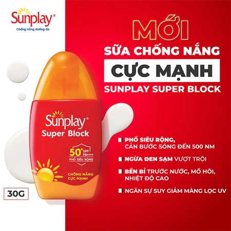Sữa Chống Nắng SPF50+ Sunplay Super Block 70g
