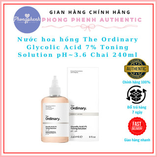 NƯỚC HOA HỒNG THE ORDINARY GLYCOLIC ACID 7%  240ML