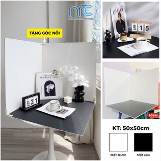 Background chụp ảnh, phông chụp ảnh 2 mặt - Fomex dày 5mm, nhiều màu sắc (Tặng kẹp nối góc)