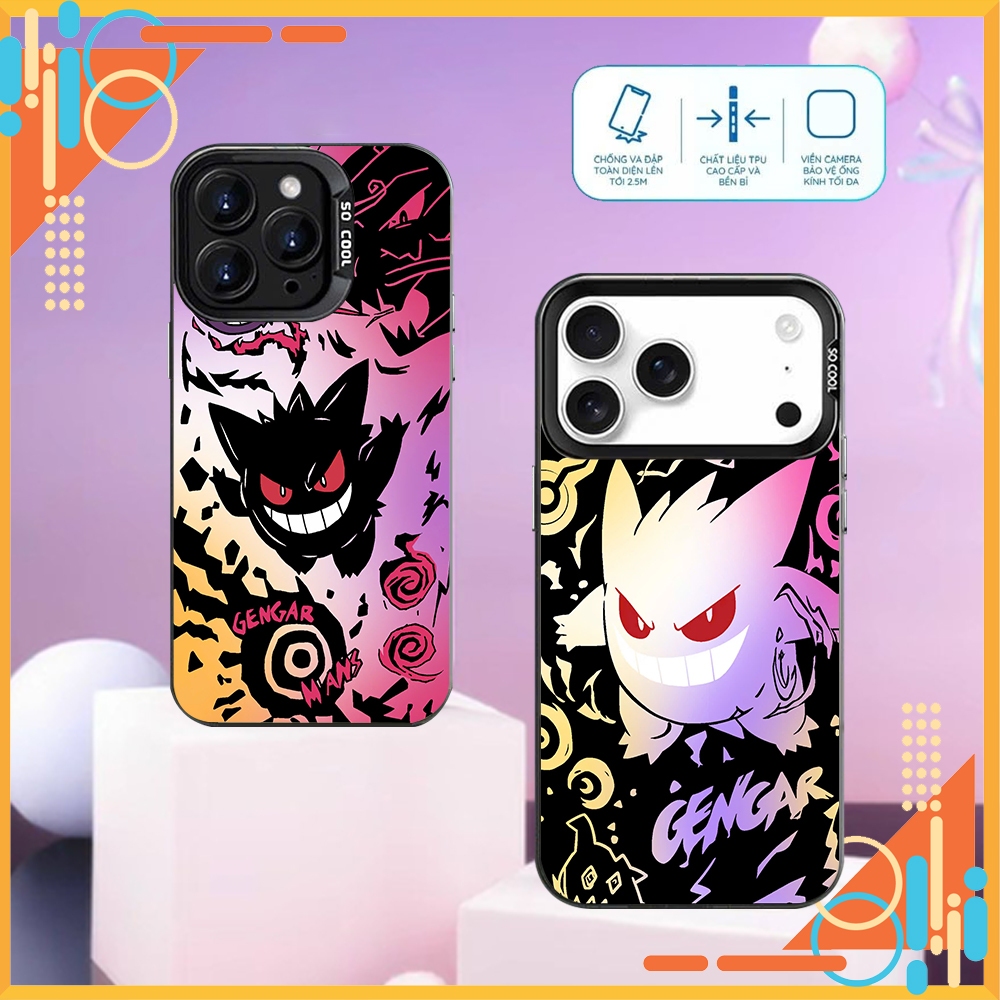 Ốp Lưng iPhone IMD GENGAR MANS , Chống Sốc, Bảo Vệ Camera dành cho iP 7/8/X/XSMAX/11/12/13/14/15/16/17/Pro/Max