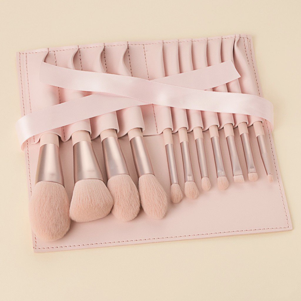 Bộ Cọ Trang Điểm 11 Món Cọ Phấn Mềm Cọ Má Hồng Cọ Phấn Mắt Dụng Cụ Trang Điểm Làm Đẹp