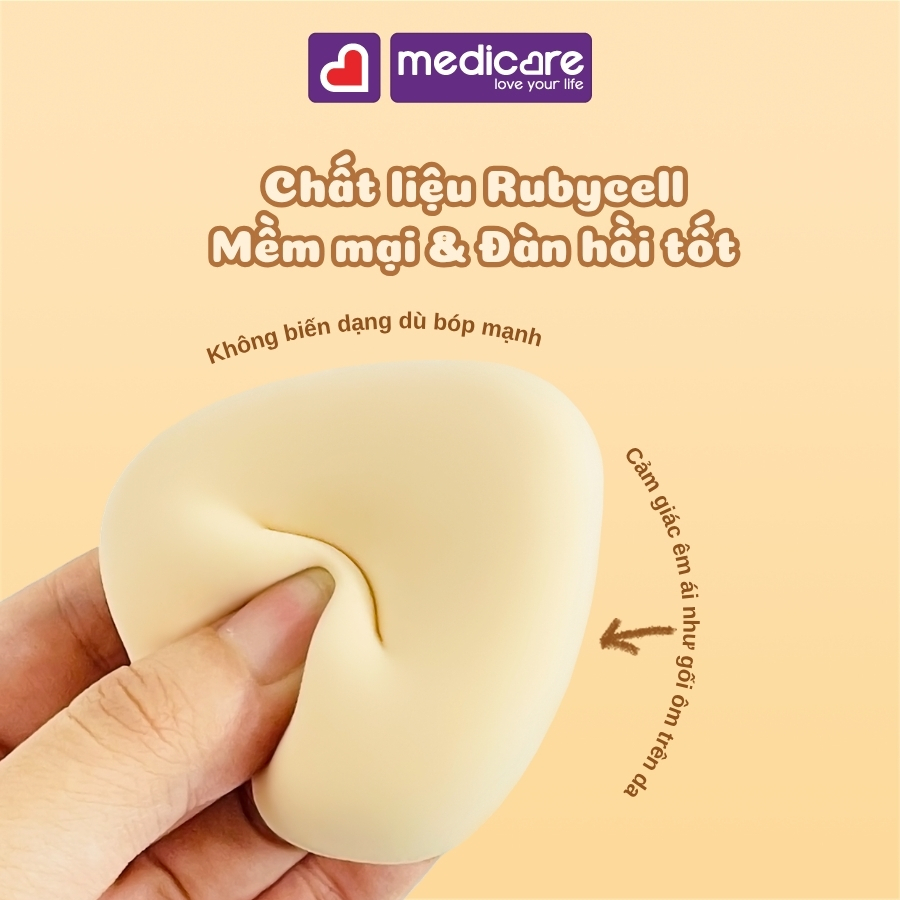 Mút Tán Nền IDEALFUL Bakery Collection Marshmallow Puff Croissant