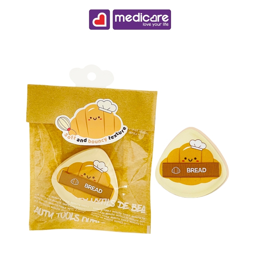 Mút Tán Nền IDEALFUL Bakery Collection Marshmallow Puff Croissant