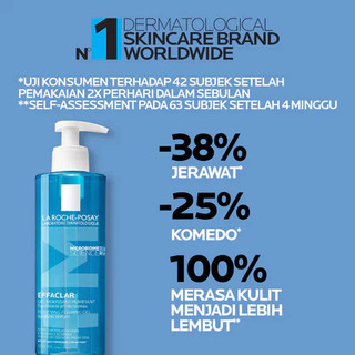 Sữa Rửa Mặt 400ml/Effaclar Purifying Foaming Gel Cho Da Dầu/Giảm Nhờn/Ngừa Mụn 200ml