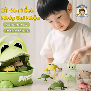 Đồ Chơi Ếch Nhảy Vui Nhộn - Đồ Chơi Giải Trí Gắn Kết Gia Đình Với 15 Ếch Con Nhiều Màu Sắc Cho Bé Vui Chơi
