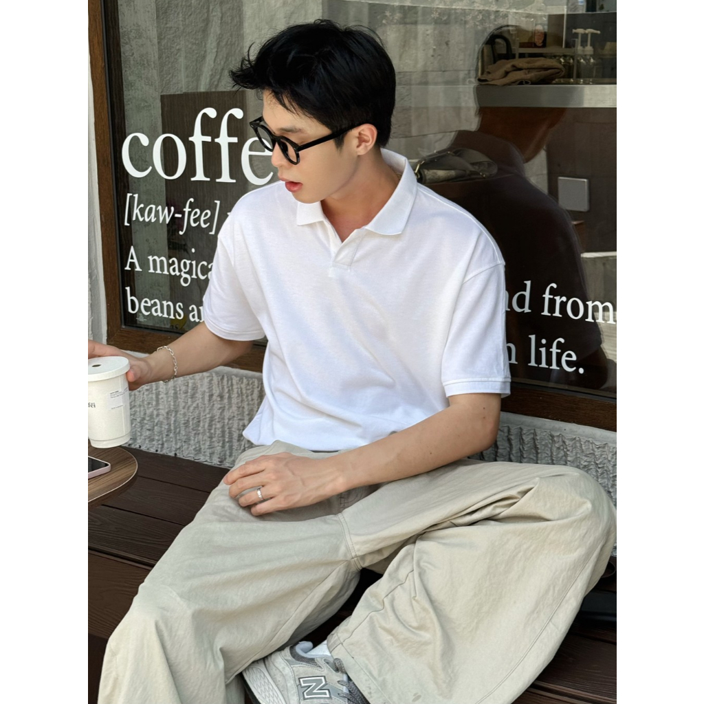 Áo Polo Cá Sấu 𝐂𝐎𝐎𝐋𝐂𝐑𝐄𝐖 Vải Cotton Cá Sấu 2 Chiều Unisex Menswear Phong Cách Hàn Quốc Năng Động APN038 | BigBuy360 - bigbuy360.vn