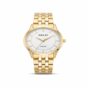 Đồng Hồ Nam Đẹp Halei HL567 Cặp Đôi Tình Nhân Dây Thép Không Gỉ Máy Nhật Chống Nước 3ATM Sang Trọng