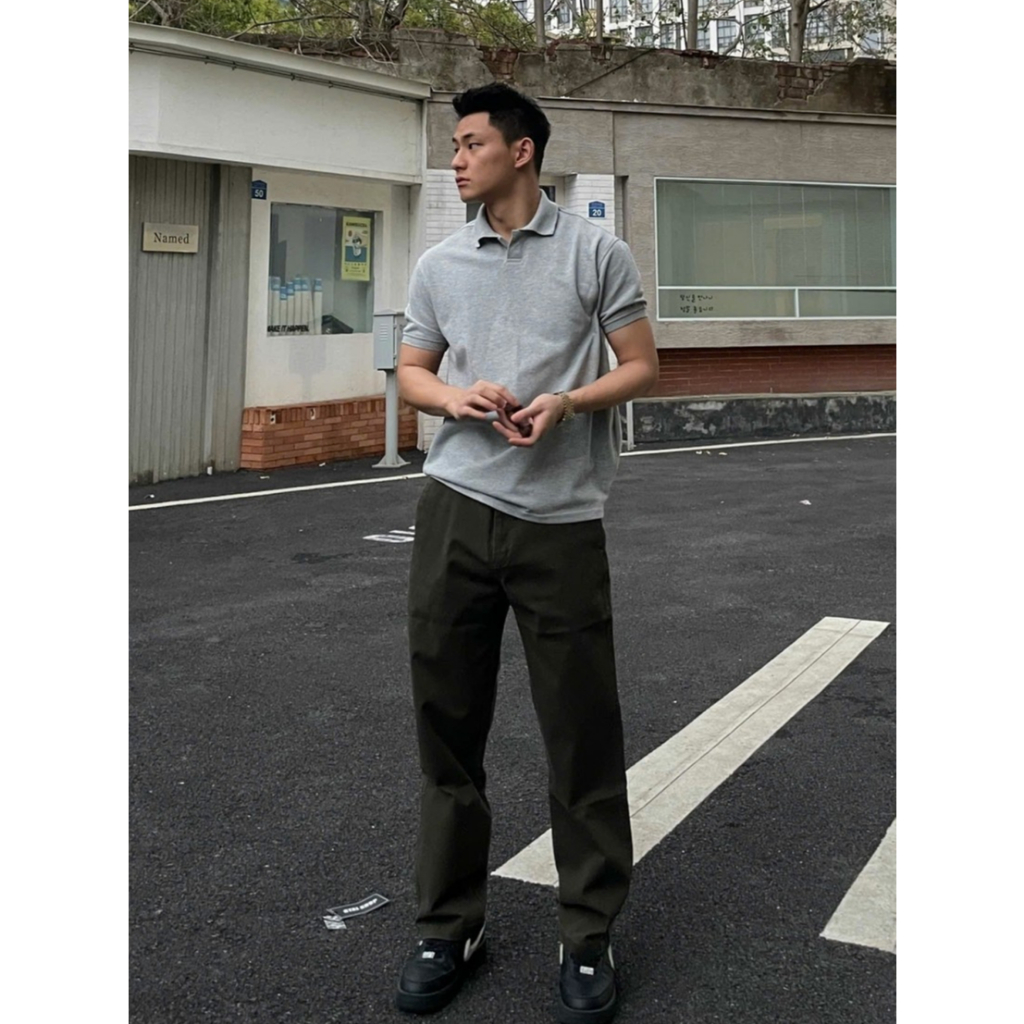 Áo Polo Cá Sấu 𝐂𝐎𝐎𝐋𝐂𝐑𝐄𝐖 Vải Cotton Cá Sấu 2 Chiều Unisex Menswear Phong Cách Hàn Quốc Năng Động APN038 | BigBuy360 - bigbuy360.vn