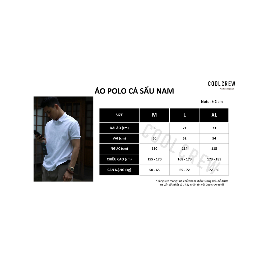 Áo Polo Cá Sấu 𝐂𝐎𝐎𝐋𝐂𝐑𝐄𝐖 Vải Cotton Cá Sấu 2 Chiều Unisex Menswear Phong Cách Hàn Quốc Năng Động APN038 | BigBuy360 - bigbuy360.vn