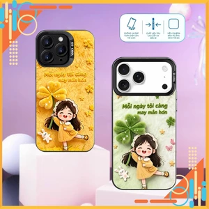 Ốp Lưng iPhone IMD cô gái may mắn xinh , Chống Bẩn, Bảo Vệ Camera dành cho iP 7/8/X/XSMAX/11/12/13/14/15/16/17/Pro/Max