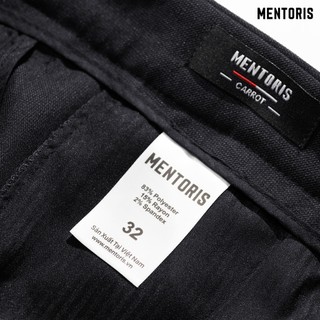 Quần Âu Nam MENTORIS Cao Cấp, Dáng Carrot Fit Lịch Lãm, Vải Đứng Form, Phù Hợp Đi Làm MTR01C