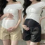 Quần Đùi Bầu Kaki Larosa Mới 2026 Mềm Mát Cho Mùa Hè Có Chun Điều Chỉnh Vòng Bụng Bigsize LA6Q