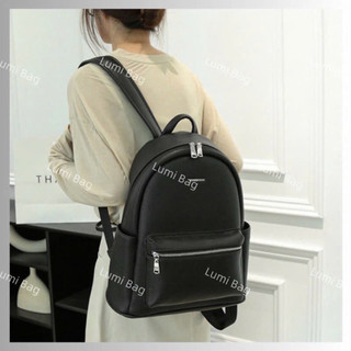 [LM071] Balô Da Gạo Mác Dải Chữ Gắn Nổi Size 40 cho học sinh , sinh viên đựng vừa sách vở