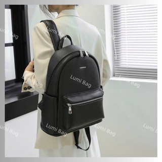 [LM071] Balô Da Gạo Mác Dải Chữ Gắn Nổi Size 40 cho học sinh , sinh viên đựng vừa sách vở