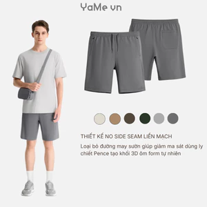 Quần Short Thun Nam IceVibes™ The Minimalist 012 24848 |YaMe|