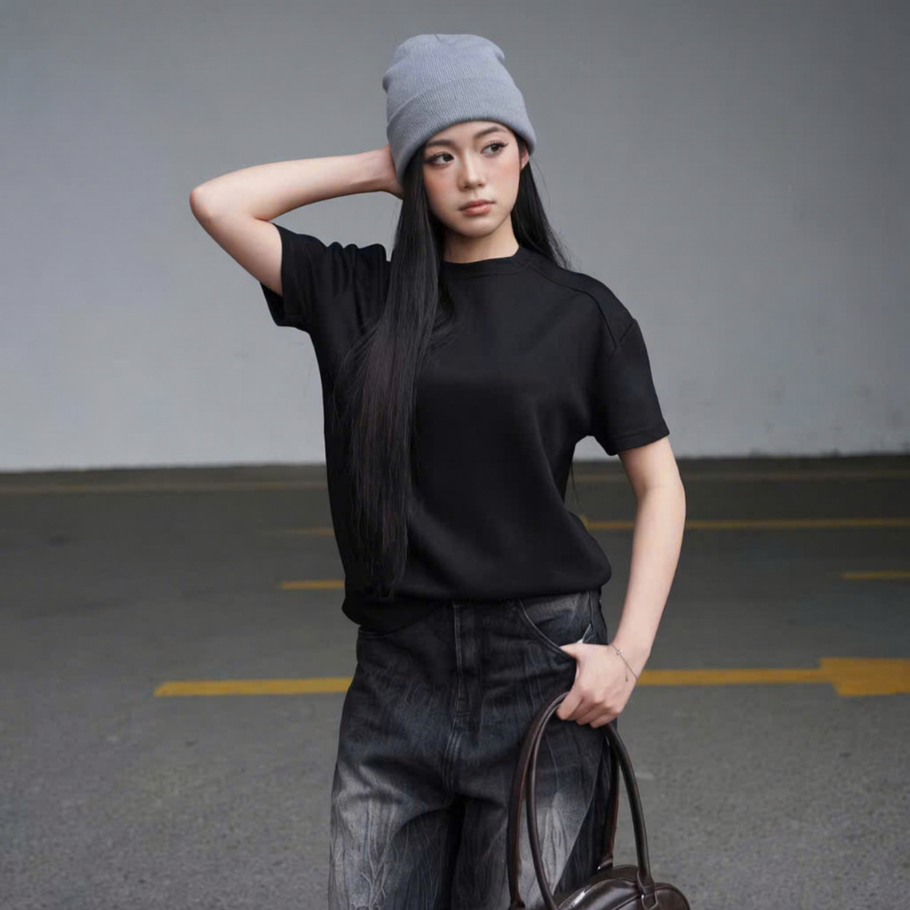 Áo Thun Unisex Nam Nữ Mùa Hè Áo Thun Tay Ngắn Cổ Tròn Chất Đẹp CleanFit Halley G15