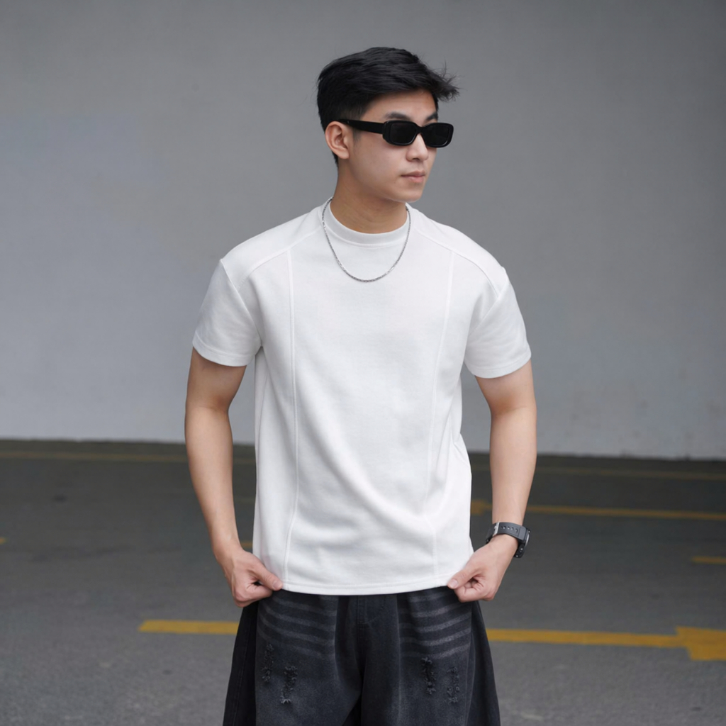 Áo Thun Unisex Nam Nữ Mùa Hè Áo Thun Tay Ngắn Cổ Tròn Chất Đẹp CleanFit Halley G15